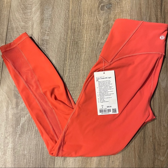 Lululemon Train Times Tight - poppy coral - Picture 2 of 10